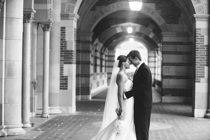 Romantic Shot, UCLA Campus Wedding
