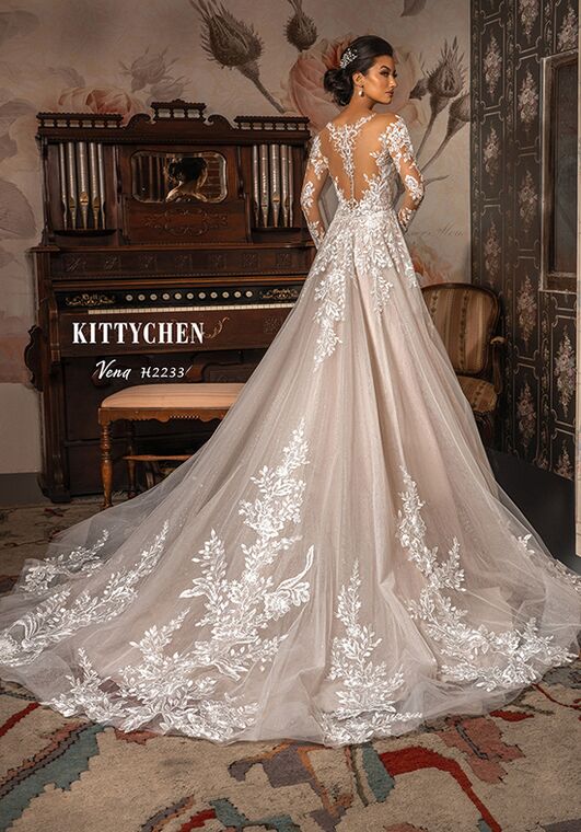 KITTYCHEN VENA, H2233 A-Line Wedding Dress - 2