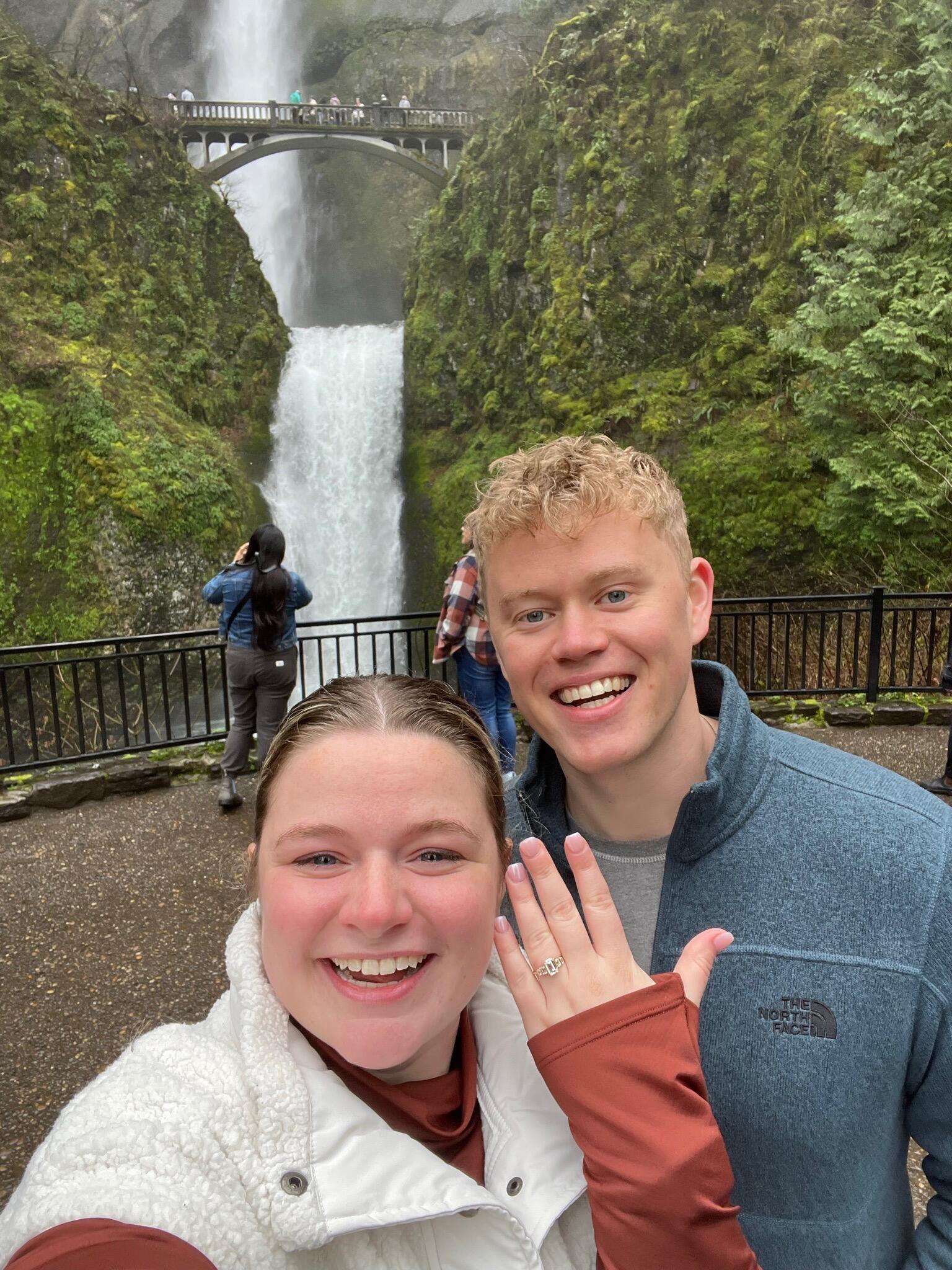 Caroline enthusiastically said “YES!”