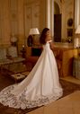 Justin Alexander Jersey A-Line Wedding Dress - thumbnail - 2