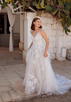 Lillian West 66407 A-Line Wedding Dress