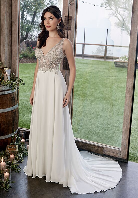 Casablanca Bridal 2422 Zoey Sheath Wedding Dress - 1