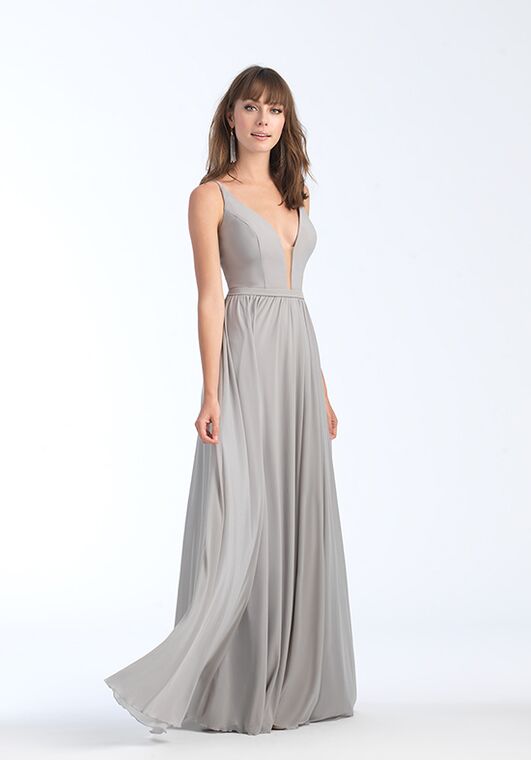 Allure Bridesmaids 1557 V-Neck Bridesmaid Dress - 2