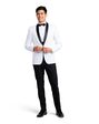 Stitch & Tie White Lorenzo Tuxedo White Tuxedo - thumbnail - 1