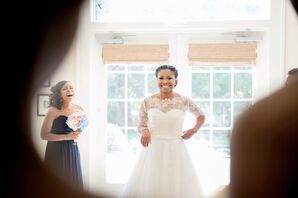 Lace Sleeved Rosa Clara Wedding Dress