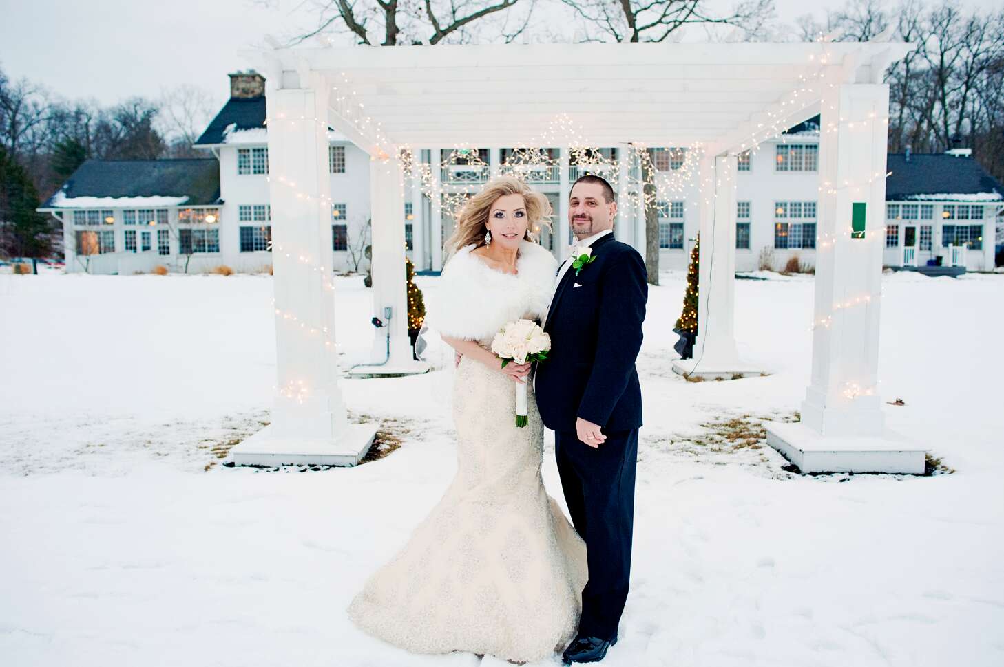 A Glam Winter Wedding at the Waldenwoods Center in Hartland, Michigan