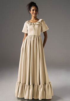 AW Bridal AW Sumayyah Dress Bateau Bridesmaid Dress