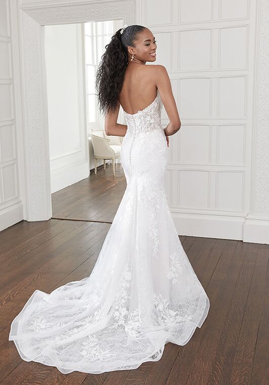 Sincerity Bridal 44365 Trumpet Wedding Dress - 2