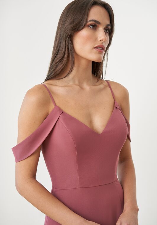 B2 Bridesmaids by Jasmine B253053 Off the Shoulder Bridesmaid Dress - 2