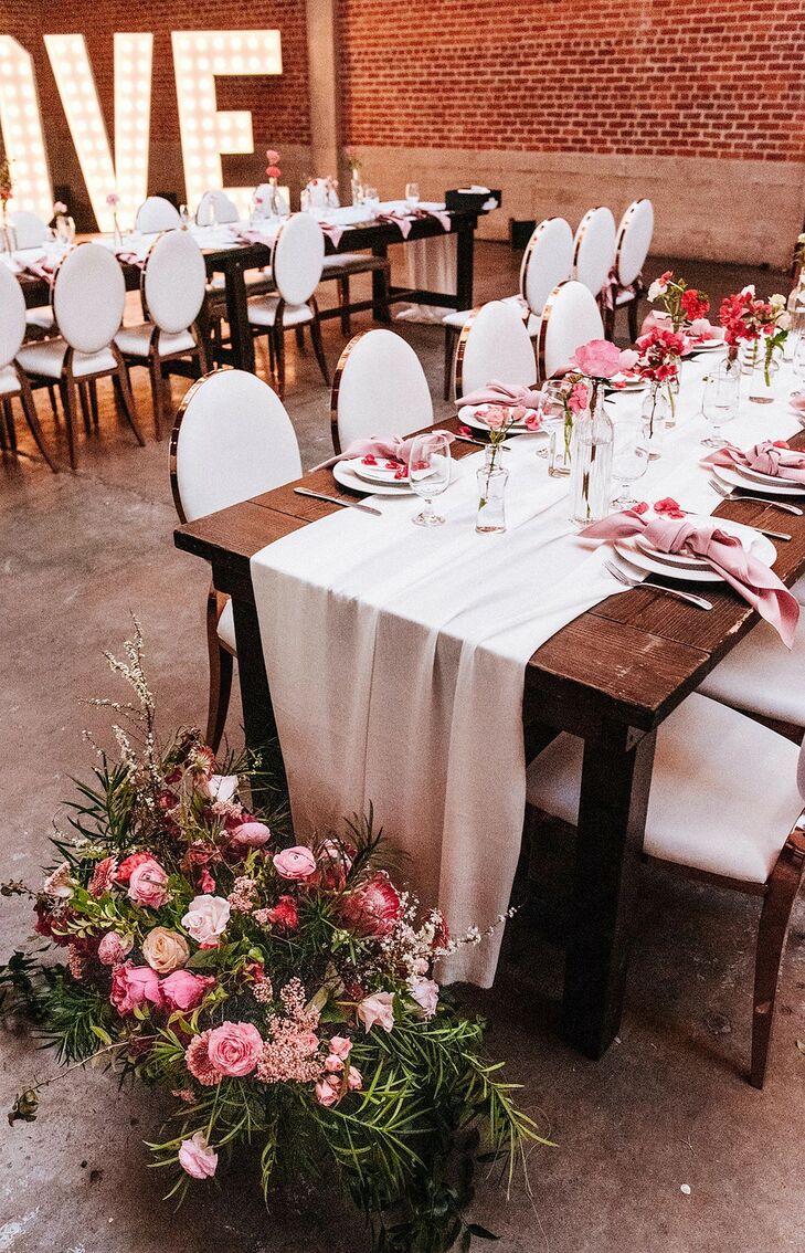 Glam Reception Tables at Sandbox in San Diego, California