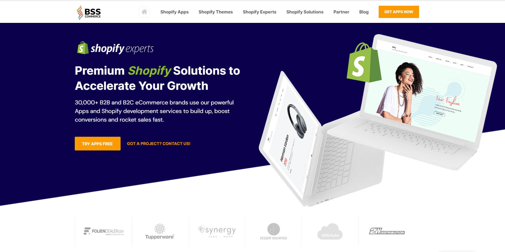 BSS & Shopify Home Page Banner
