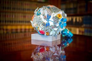 Winter Wedding Bridal Brooch Bouquet