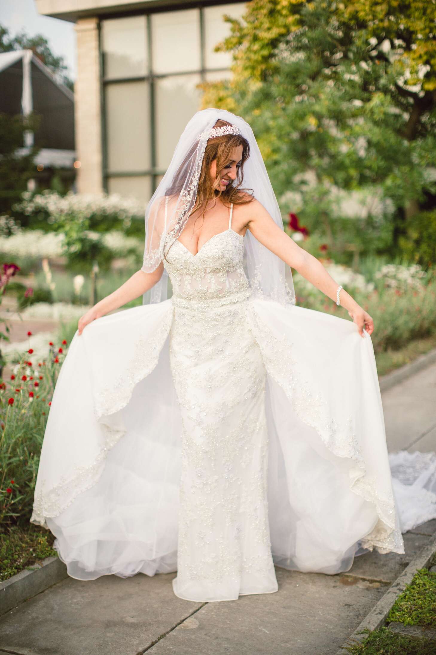 sachin and babi light blue dress Ysa Makino Wedding Dresses main image 1
