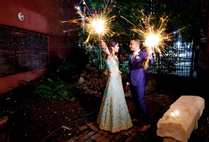 Modern Turquoise Lehenga and Vibrant Blue Suit