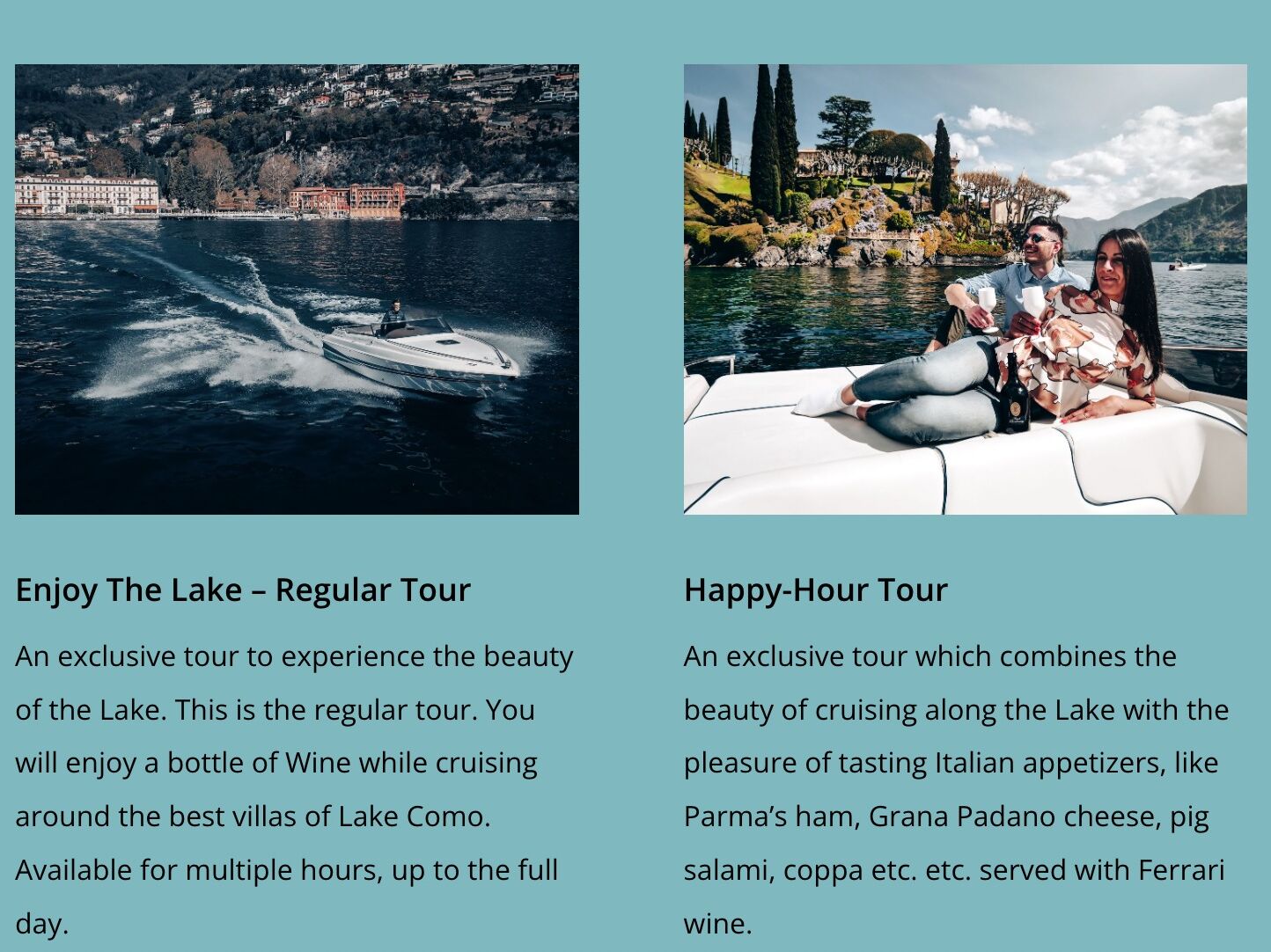 Picture of Wave Boat Como - Private Boat Tour