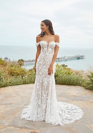 Beloved by Casablanca Bridal BL378 Nola Fit-and-Flare Wedding Dress