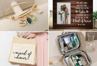 Four maid of honor proposal gift ideas