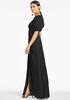 Sachin & Babi Alli Gown - Black V-Neck Bridesmaid Dress - thumbnail - 2
