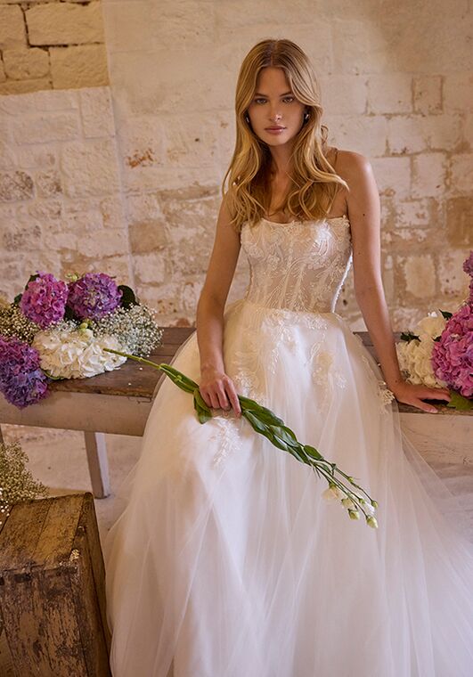 Dance of Puglia by LOVE by Ricca Sposa 25-023(2) Edda Ball Gown Wedding Dress - 2