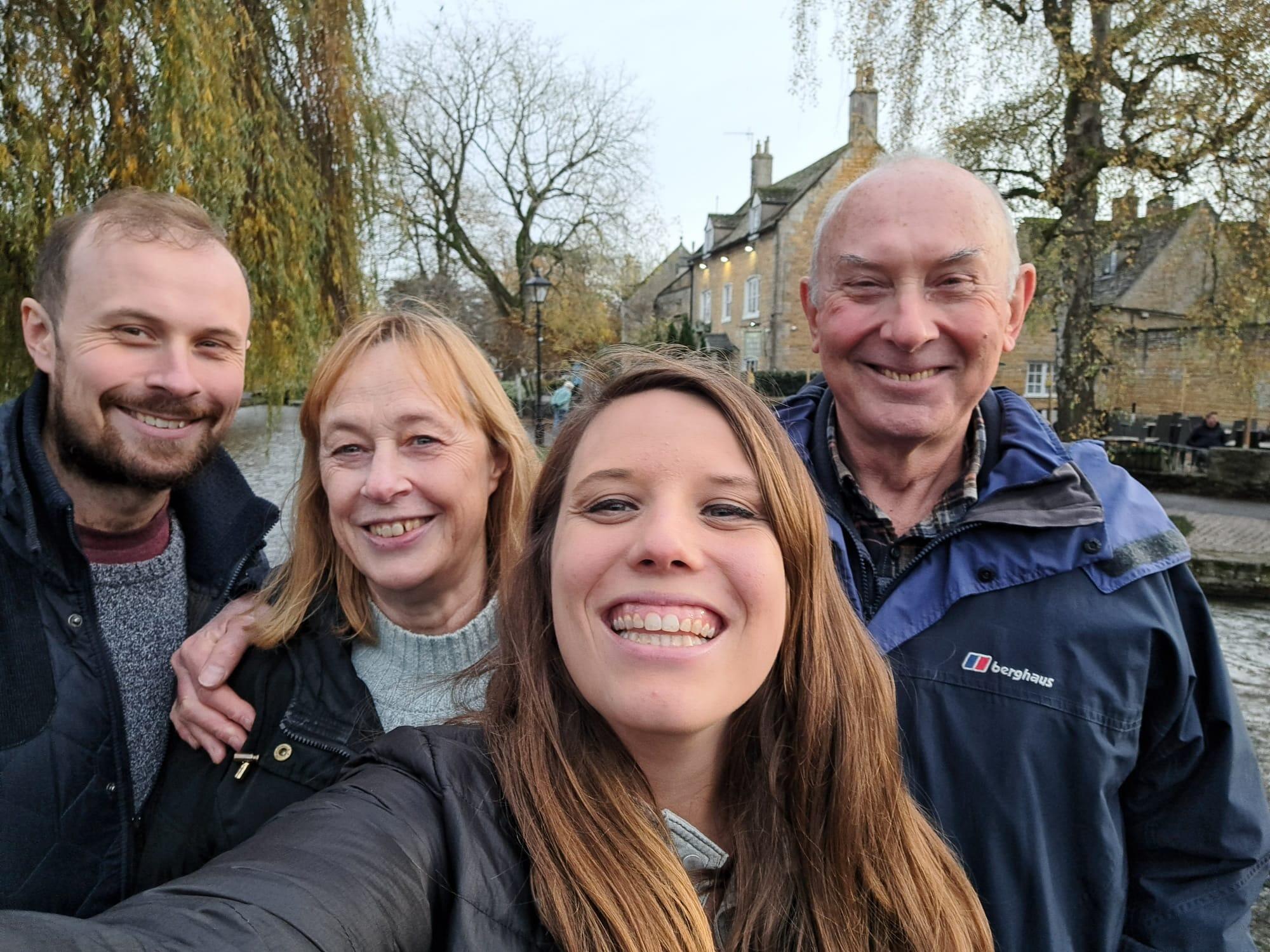 First time meeting the Brook family — a year and a half into dating.
Good thing they liked me… they were pretty stuck with me by then.