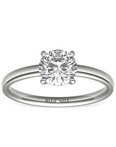 Blue Nile Round Cut Engagement Ring