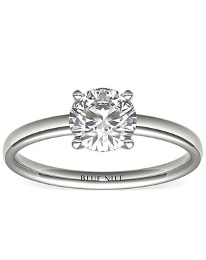 Blue Nile Round Cut Engagement Ring