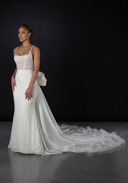 Martina Liana 1814 Column Wedding Dress - 2