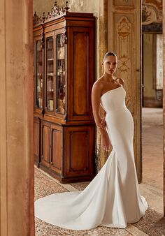 Justin Alexander Celeste Fit-and-Flare Wedding Dress