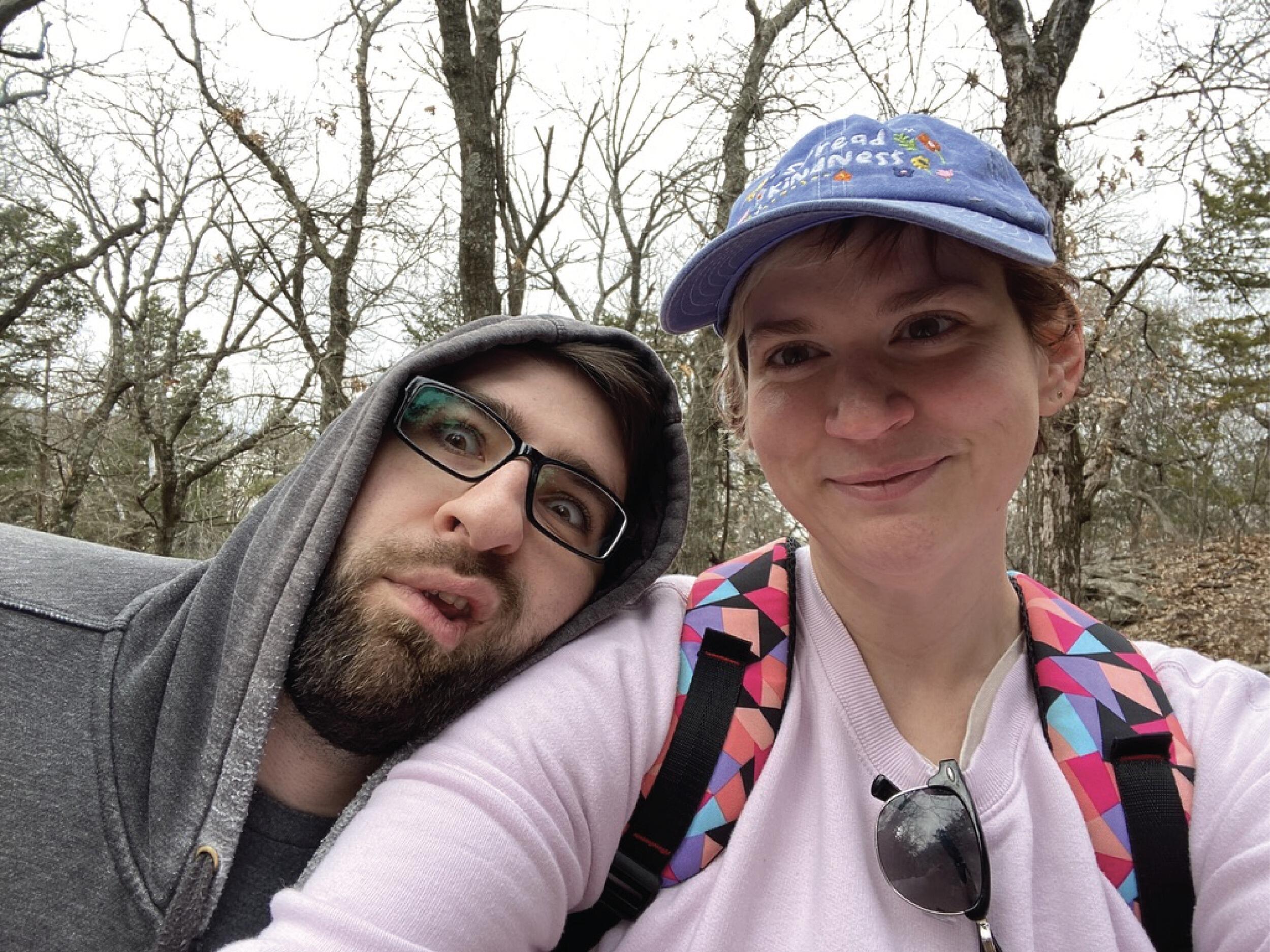 Hiking in Elk City State park on a long weekend away from the hustle and bustle.