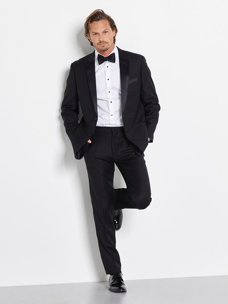 ​ The Black Tux Notched Lapel Tuxedo