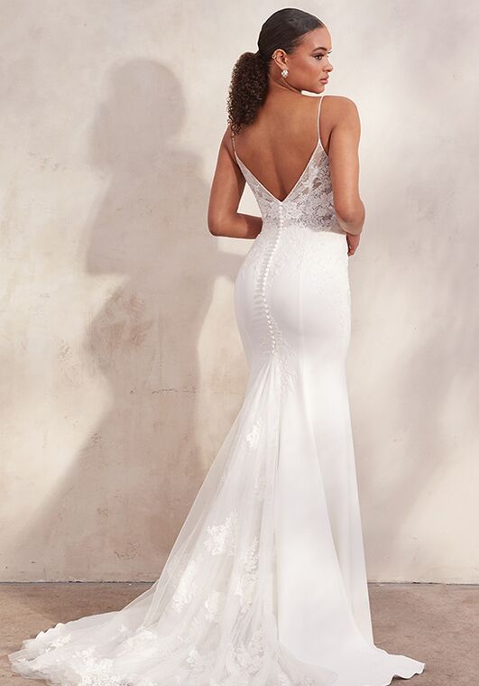 Adore by Justin Alexander Lucille Fit-and-Flare Wedding Dress - 2