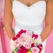 Pink and White Rose and Dahlia Bouquet