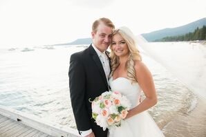 Bride and Groom at Lake Tahoe in Incline Village, Nevada