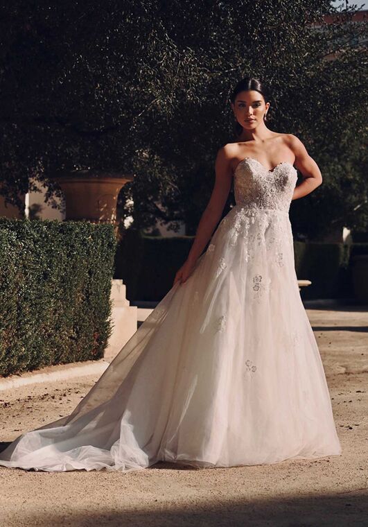 Stella York 7673 A-Line Wedding Dress - 2