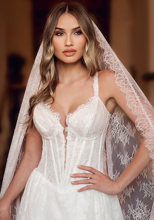 Essense of Australia D4315 A-Line Wedding Dress - 3