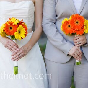 Orange and Yellow Bouquets