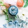 Soft Shades of Blue and Orange Filled at This Rustic Wedding at County Line Orchard in Hobart, Indiana