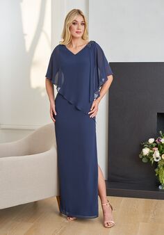 Jade Couture Mother of the Bride by Jasmine K258067 Blue Mother Of The Bride Dress