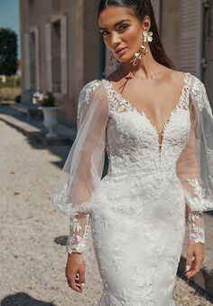 Sincerity Bridal 44465 Fit-and-Flare Wedding Dress
