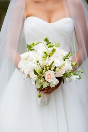 Blush Rose and Gardenia Bouquet