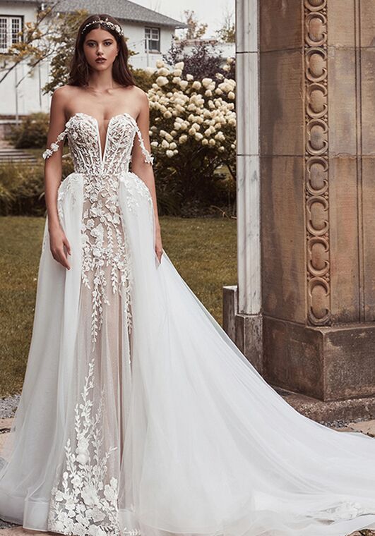 Calla Blanche 121101 Lilia Mermaid and Trumpet Wedding Dress - 3