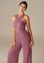 AW Bridal AW Lorraine Jump Suit V-Neck Bridesmaid Dress - thumbnail - 2