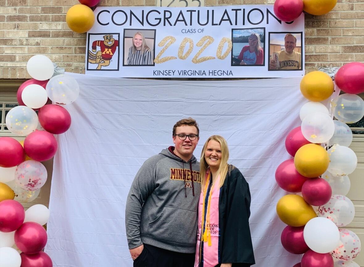 2020 was a terrible year for many reasons. Luckily Jacob and Kinsey's family made her graduation very special.