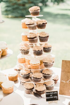 Chocolate Cupcake Display