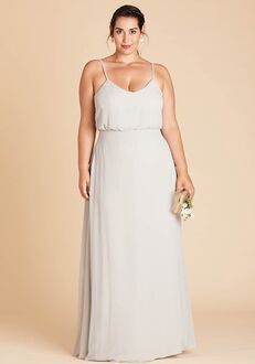 Birdy Grey Gwennie Dress Curve in Dove Gray Bridesmaid Dress