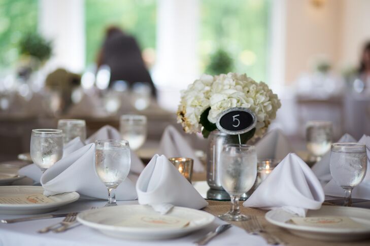 DIY Circle Chalkboard Table Number
