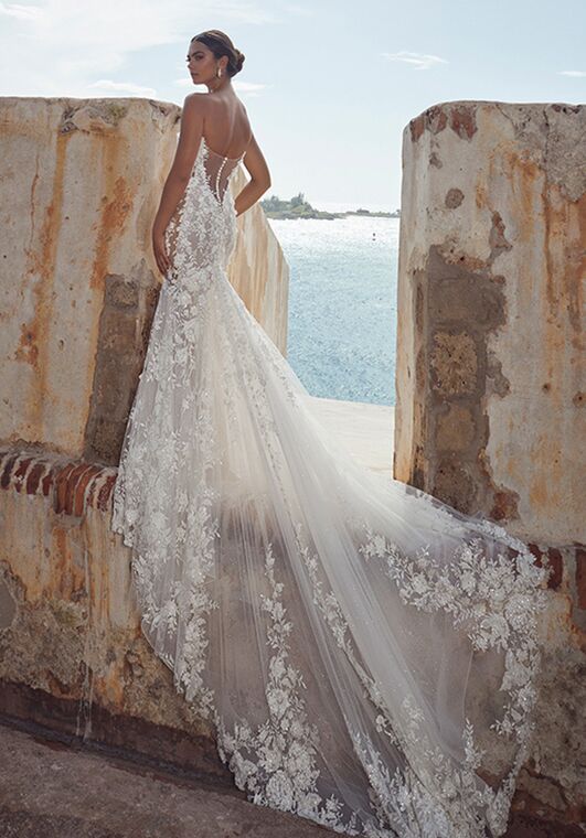 Calla Blanche 123124 Glenda Mermaid and Trumpet Wedding Dress - 2