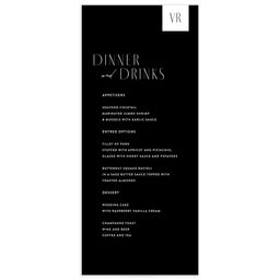 Our Time Menu by Vera Wang