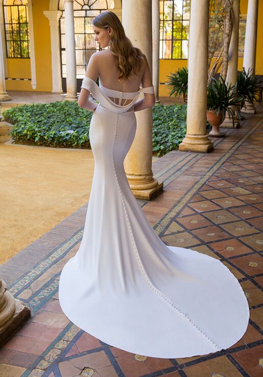 Blue by Enzoani Payden Mermaid Wedding Dress - 3