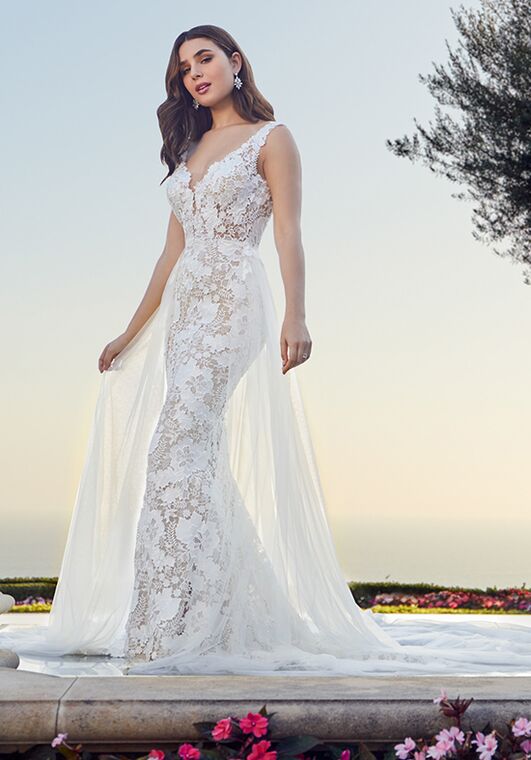 Casablanca Bridal Style 2443 Elisha Mermaid Wedding Dress - 2